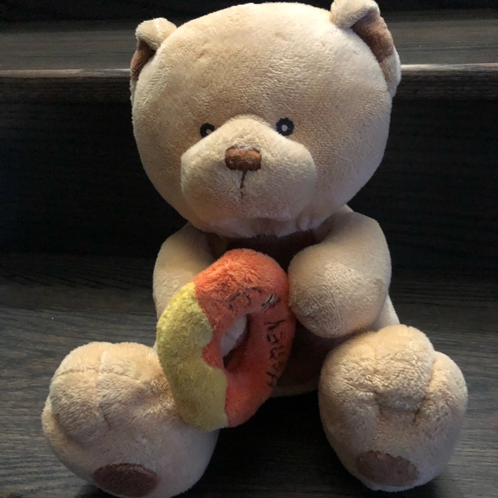 11” Russ brand plush toy with detachable rattle NWT